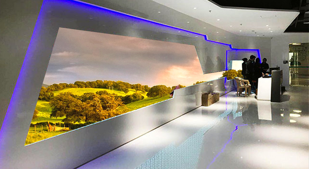 3377LED异形屏走进OPPO印度总部