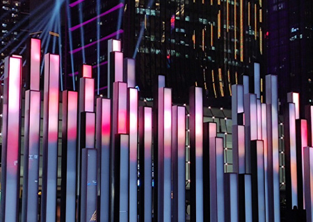 3377创意屏之罗湖钢琴屏项目