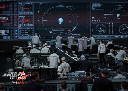 3377LED显示屏在电影《流浪地球2》中大放异彩