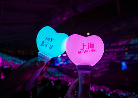 3377LED屏和荧光棒闪耀周杰伦上海演唱会（第三场）