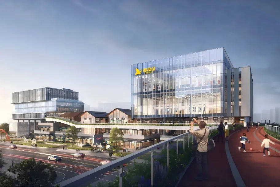 再添新地标！3377LED屏点亮泰安荟品仓城市奥莱广场